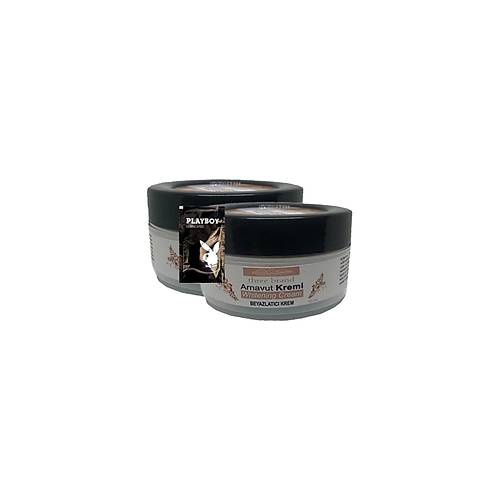 Arnavut Kremi 2x50 ml Cilt Renk A��c� Masaj Bak�m Kremi 1 adet Jel ile