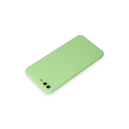 iPhone 7 Plus K�l�f First Silikon - A��k Ye�il