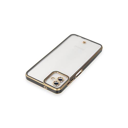 Galaxy A04 K�l�f Liva Lens Silikon - Siyah