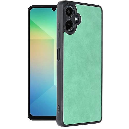 Galaxy A06 K�l�f Aras Deri Kapak - Koyu Ye�il