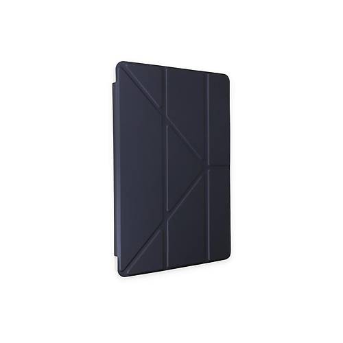 Galaxy T737 Tab S7 FE 12.4 K�l�f Kalemlikli Mars Tablet K�l�f� - Lacivert