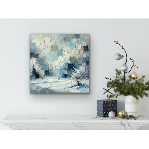 K�� Mevsimi Kanvas Tablo 60x60cm