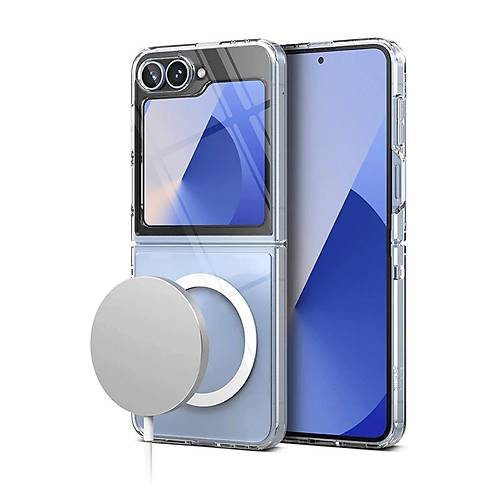 Galaxy Z Flip 7 K�l�f Magneticsafe �effaf Silikon - �effaf