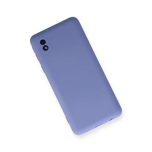 Galaxy A01 Core K�l�f Nano i�i Kadife Silikon - Lila
