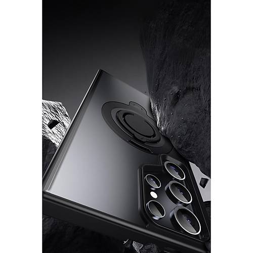 Galaxy S24 Avatar 360 D�nen Magsafe Kapak - Siyah