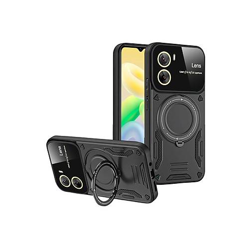 Y16 K�l�f Joy Lens Standl� Kapak - Siyah