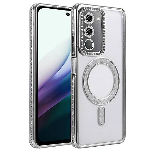 Redmi 15 4G Joke Simli Magneticsafe K�l�f - G�m��