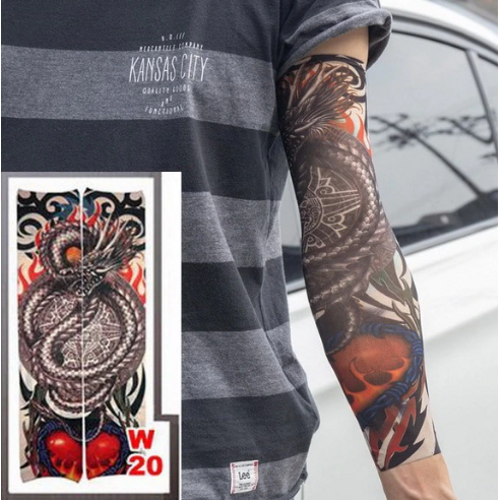 Giyilebilir Kol D�vmesi �orap D�vme 3D Bask�l� Kol Bacak D�vme 2 Adet Model 7