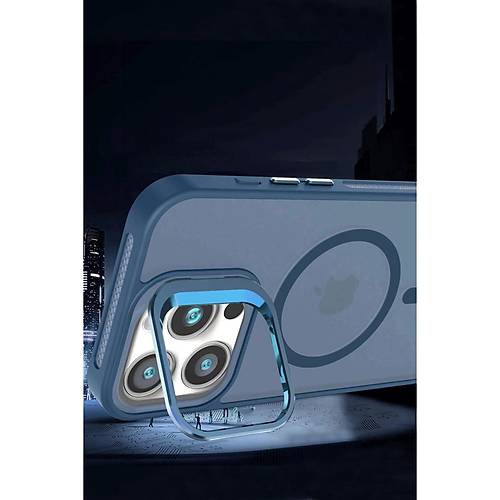 iPhone 16 Pro Max Flet Lens Magsafe Kapak - Turuncu