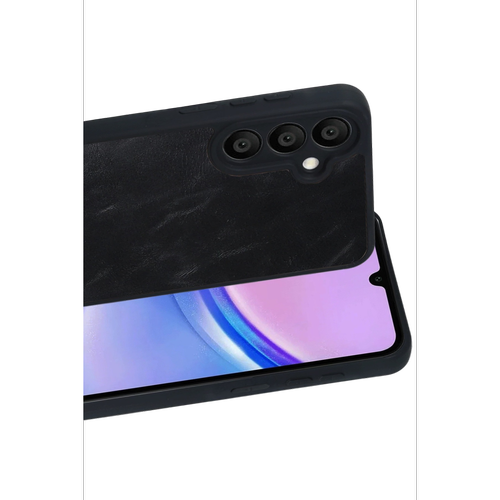 Galaxy A57 5G Aras Deri Kapak - Siyah