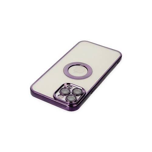 iPhone 12 Pro K�l�f Slot Silikon - Mor
