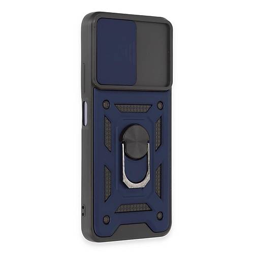 Redmi Note 12 5G K�l�f Pars Lens Y�z�kl� Silikon - Lacivert