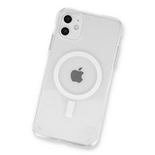 iPhone 11 K�l�f Pc Real Magsafe Kapak - �effaf