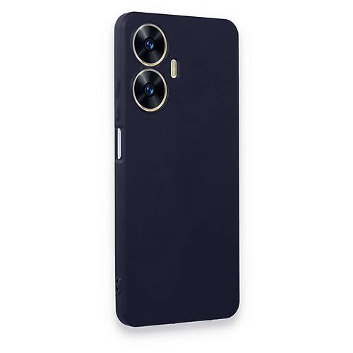Realme C55 K�l�f First Silikon - Lacivert