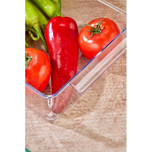 2'li Orta Boy Kapaks�z Dolap ��i Organizeri & K�r�lmaz D�zenleyici Kutu (4,5Lt)