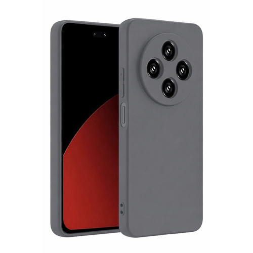 Redmi 14C K�l�f First Silikon - Gri