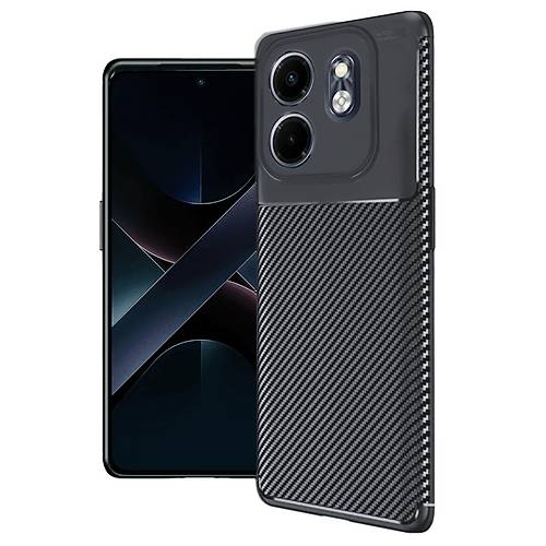 Smart 9 K�l�f Auto Focus Karbon Kapak - Siyah