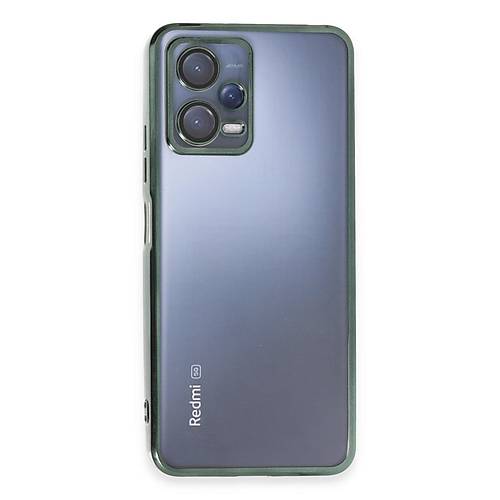 Redmi Note 12 5G K�l�f Razer Lensli Silikon - Ye�il