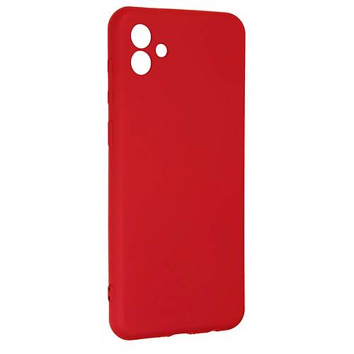 Galaxy A04 K�l�f First Silikon - K�rm�z�