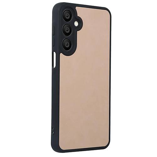 Galaxy A15 4G K�l�f Aras Deri Kapak - Pudra