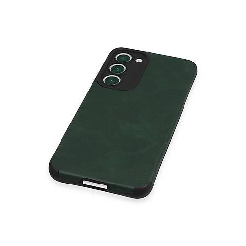 Galaxy S23 Plus K�l�f Loop Deri Silikon - Ye�il