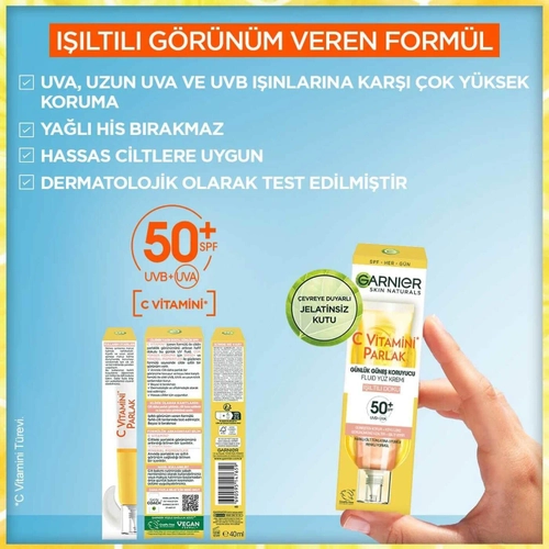Skin Vitamin C Isilti Y�z Kremi SPF
