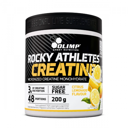 Rocky Athlete Creatine Monohydrate Powder Citrus Lemonade 200 gr