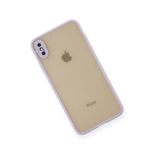 iPhone X K�l�f Montreal Silikon Kapak - Mor