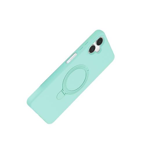 Galaxy A06 Regal Magsafe Standl� Kapak - Su Ye�ili