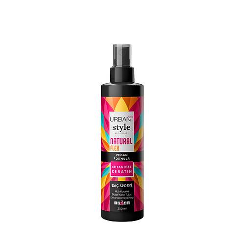 SA� SPREY� & STYLE GU�DE NATURAL FLEX GAZSIZ DO�AL VE KALICI TUTU� VEGAN 200ML