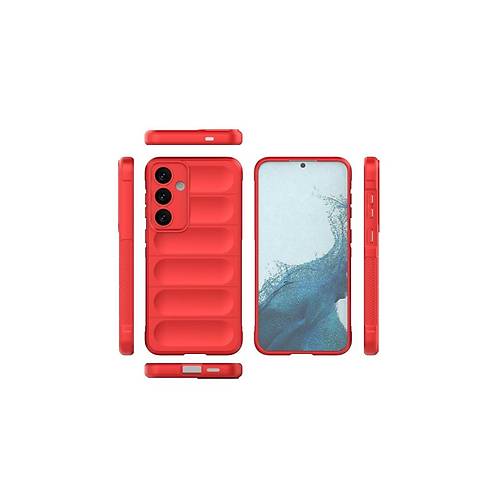 Galaxy S24 FE K�l�f Optimum Silikon - K�rm�z�