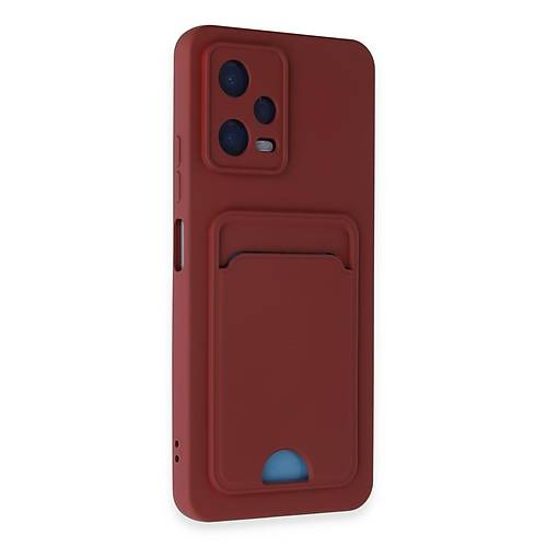 Redmi Note 12 4G K�l�f Kelvin Kartvizitli Silikon - Bordo