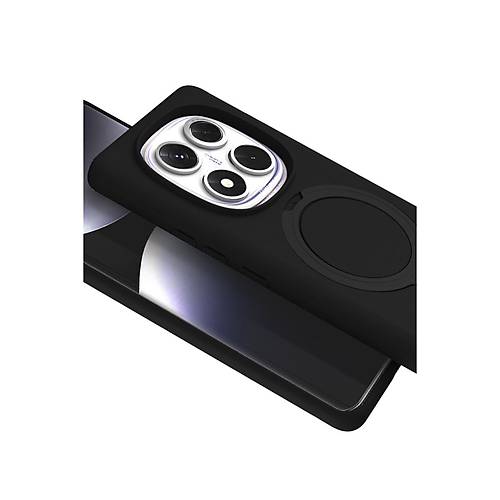 Redmi Note 14 Pro 5G Regal Magsafe Standl� Kapak - Siyah