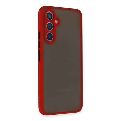 Galaxy A34 5G K�l�f Montreal Silikon Kapak - K�rm�z�