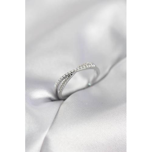 �ncili ve Zirkon Ta�l� G�m�� Renk Kad�n Y�z�k