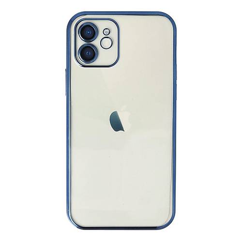 iPhone 12 K�l�f Razer Lensli Silikon - Lacivert