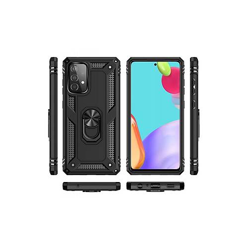 Galaxy A33 5G K�l�f Sofya Y�z�kl� Silikon Kapak - Siyah