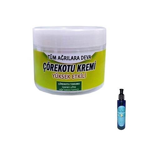 ��rek Otu Kremi + 100 Ml / Rekza �ilekli V�cut Masaj Bak�m Ya�� 125 Ml