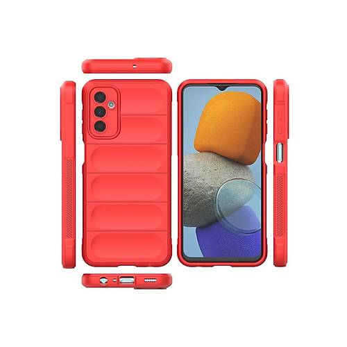 Galaxy M23 K�l�f Optimum Silikon - K�rm�z�