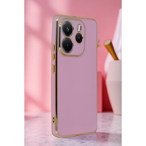 Redmi Note 14 4G K�l�f Volet Silikon - Mor