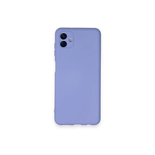 Galaxy A04 K�l�f Nano i�i Kadife Silikon - Lila