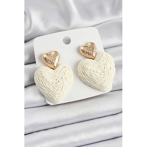 Krem Kalp Fig�rl� Has�r �rg� Model Gold Renk Kad�n K�pe