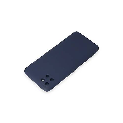 Realme C11 K�l�f Nano i�i Kadife Silikon - Lacivert