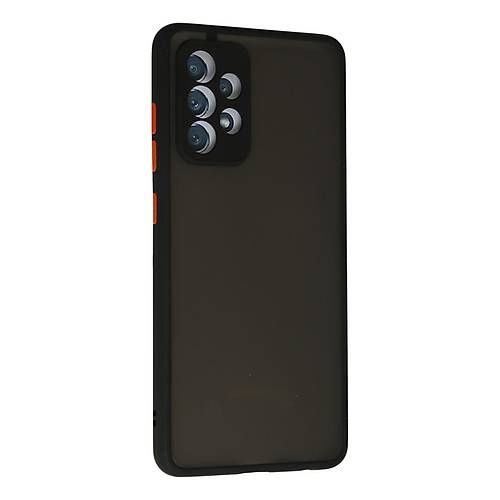 Galaxy A72 K�l�f Montreal Silikon Kapak - Siyah