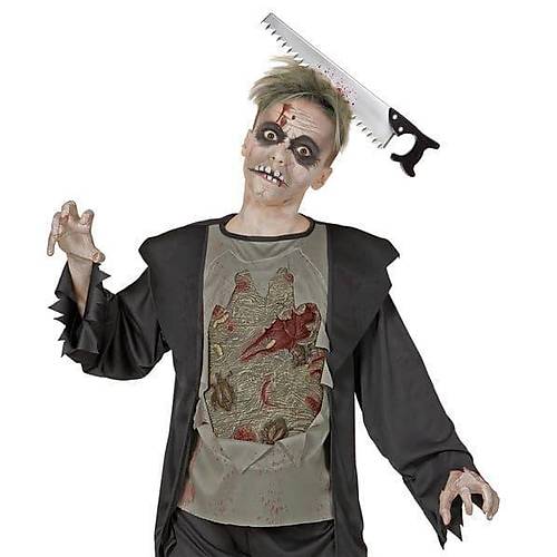 Kafaya Saplanm�� Halloween Kanl� Testere �aka Tac�