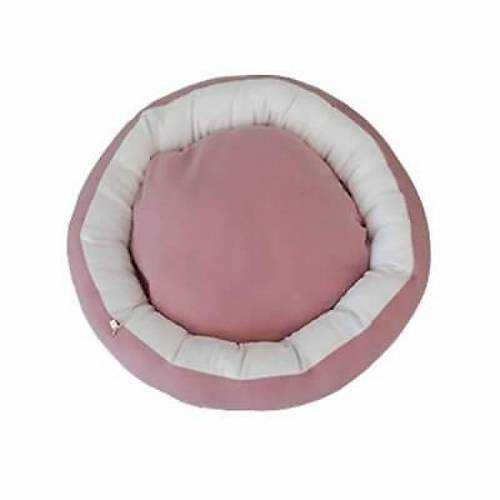 Simit Kedi ve K���k Irk K�pek Yata�� Pembe