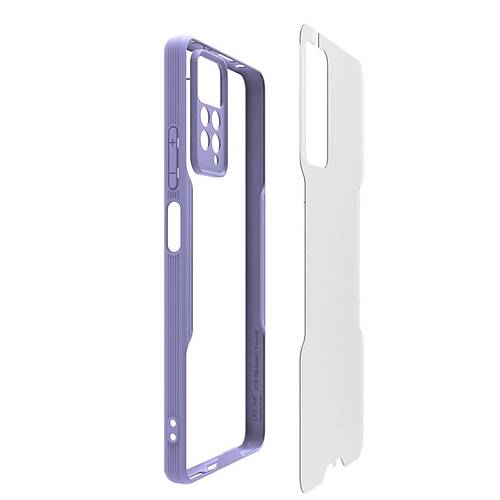 Redmi Note 11 Pro K�l�f Platin Silikon - Lila