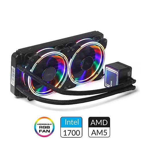 DARK DKCCW246 AQUAFORCE W246 240MM F�XED RGB LEDL� SIVI SO�UTMA