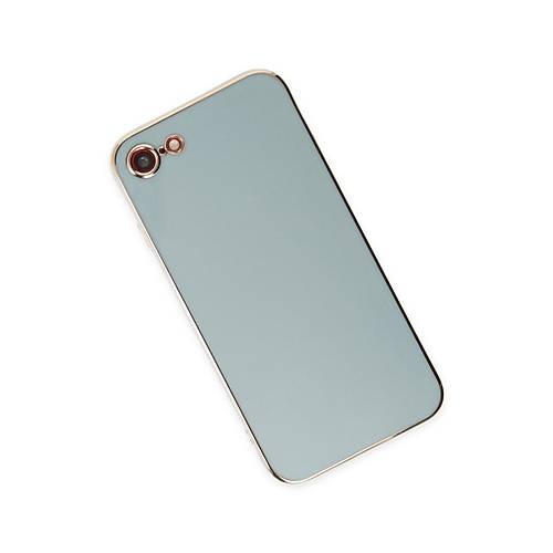 iPhone 7 K�l�f Volet Silikon - A��k Ye�il