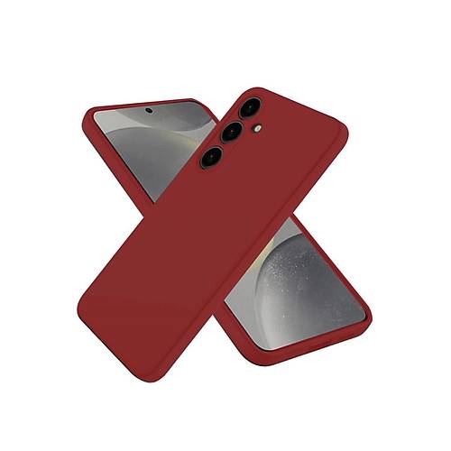 Galaxy A56 K�l�f Nano i�i Kadife Silikon - K�rm�z�